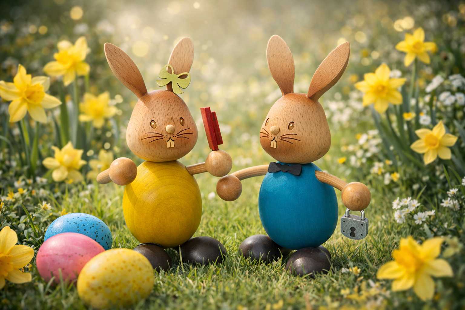 Kategoriebild Ostern mit zwei Stupsis