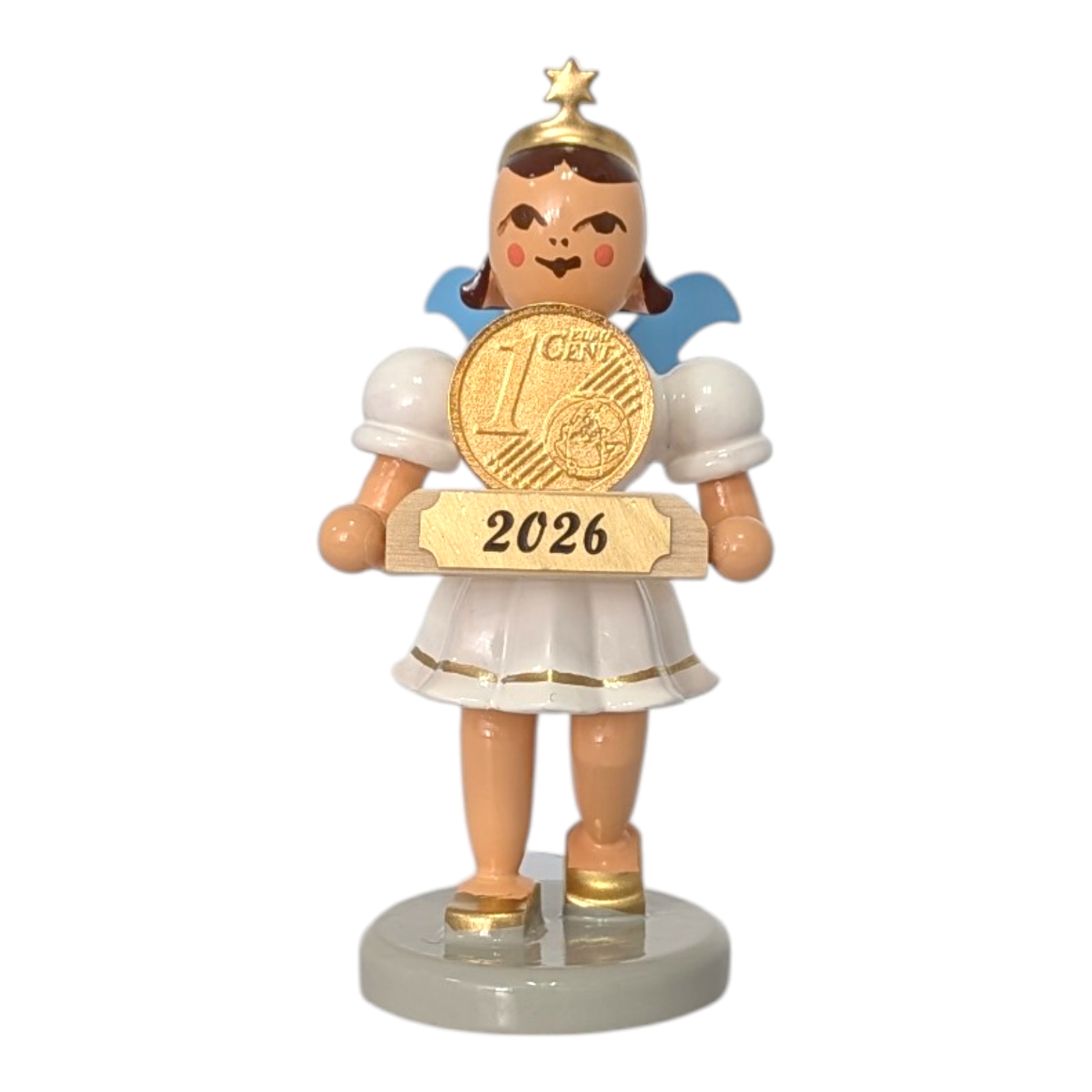 Blank short-skirted angel with lucky penny, colored special edition 2026