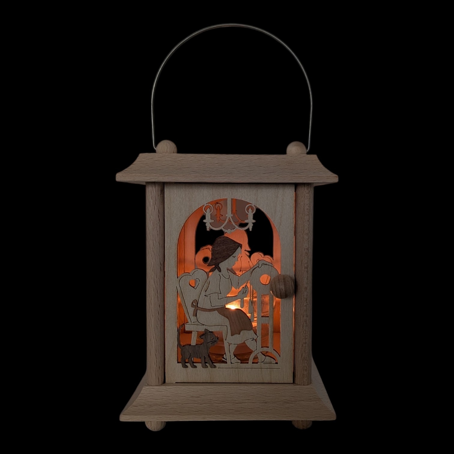 Erzgebirge Traditional Table Lantern