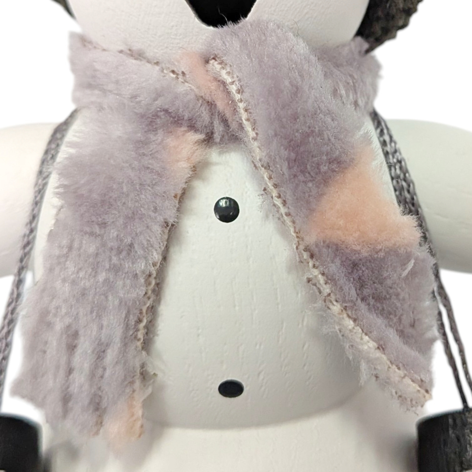 Snowman incense smoker with ice skates