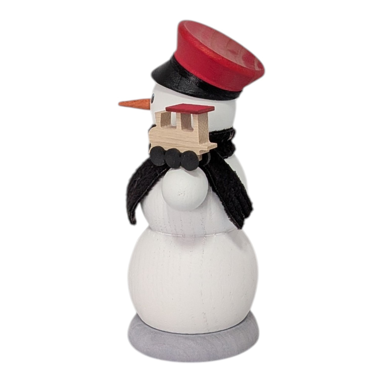 Snowman Railway Worker Incense Smoker