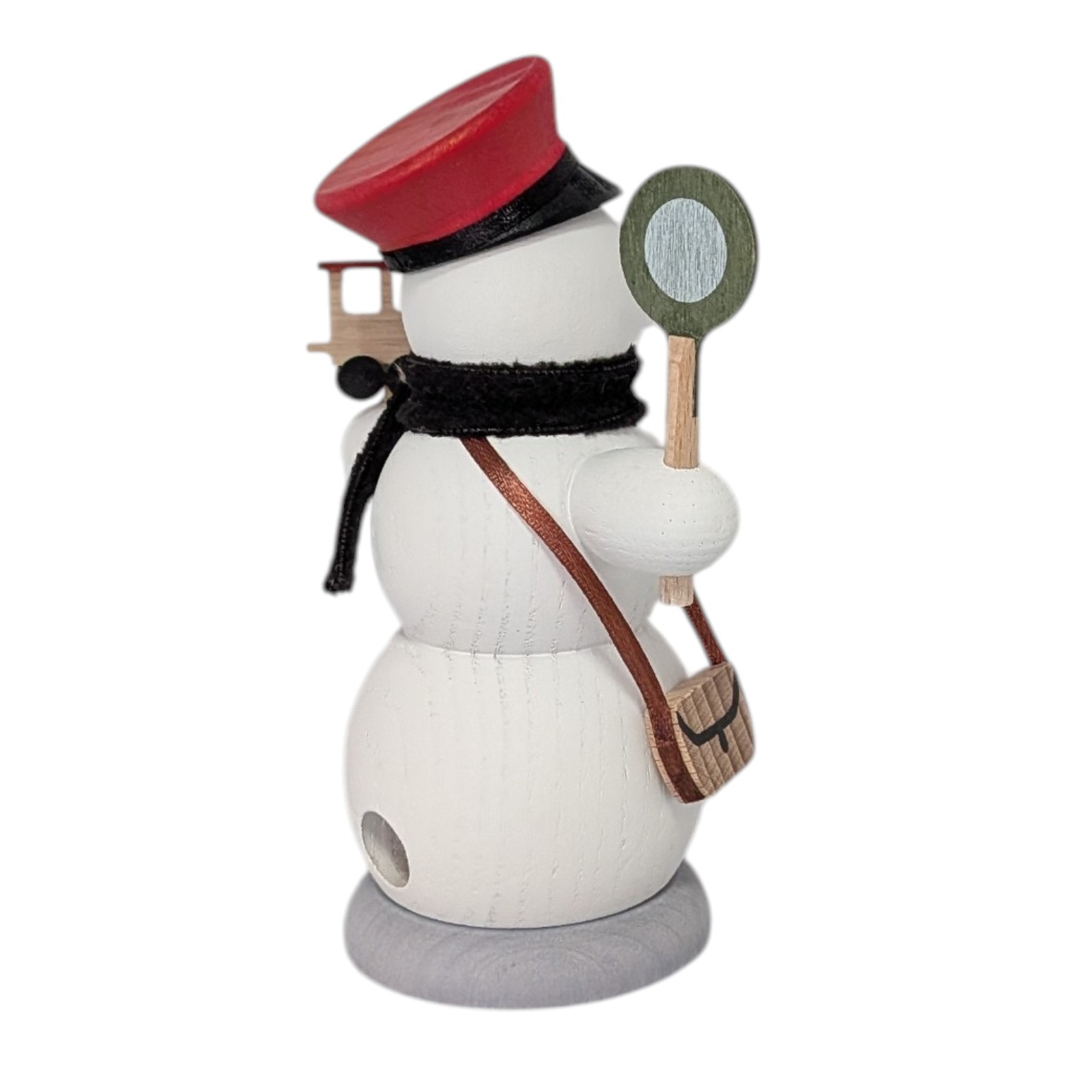Snowman Railway Worker Incense Smoker