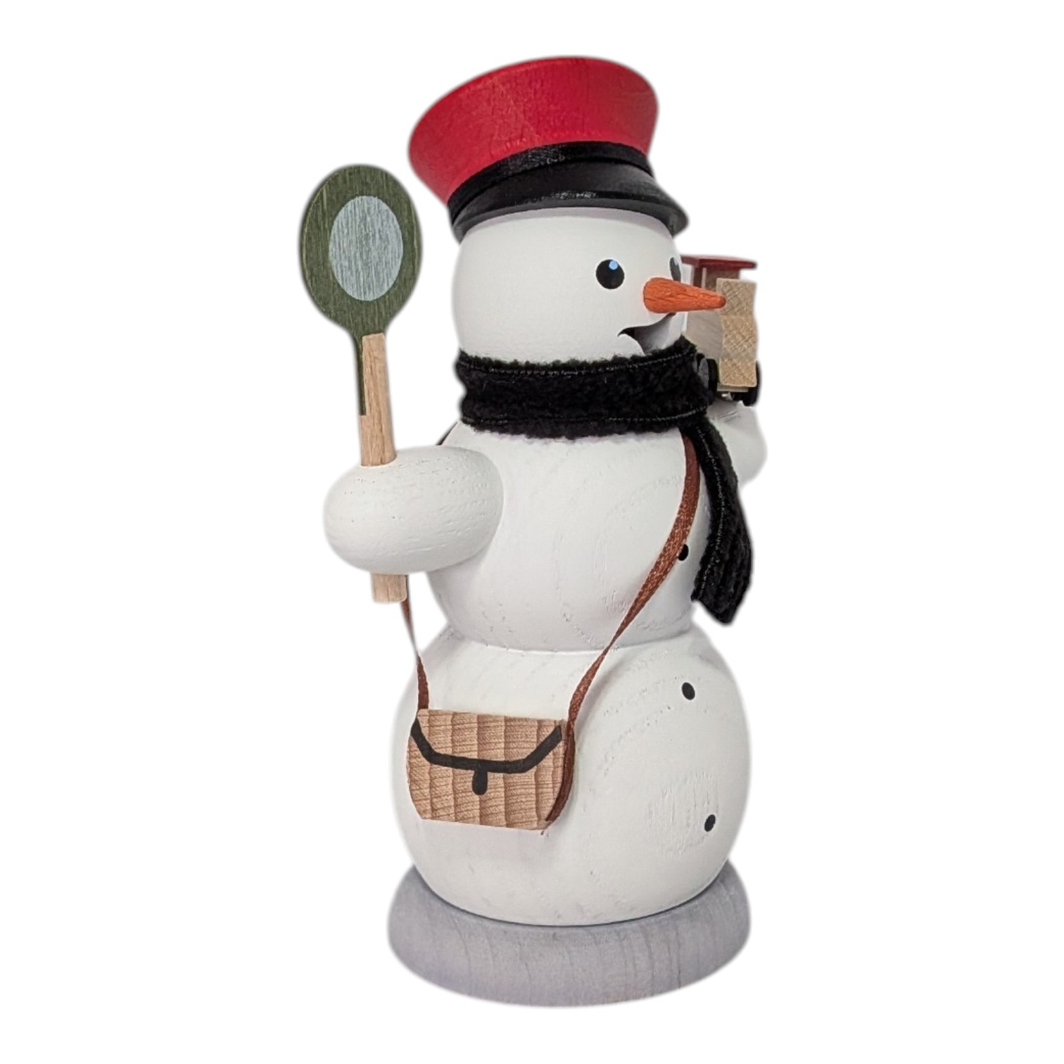 Snowman Railway Worker Incense Smoker