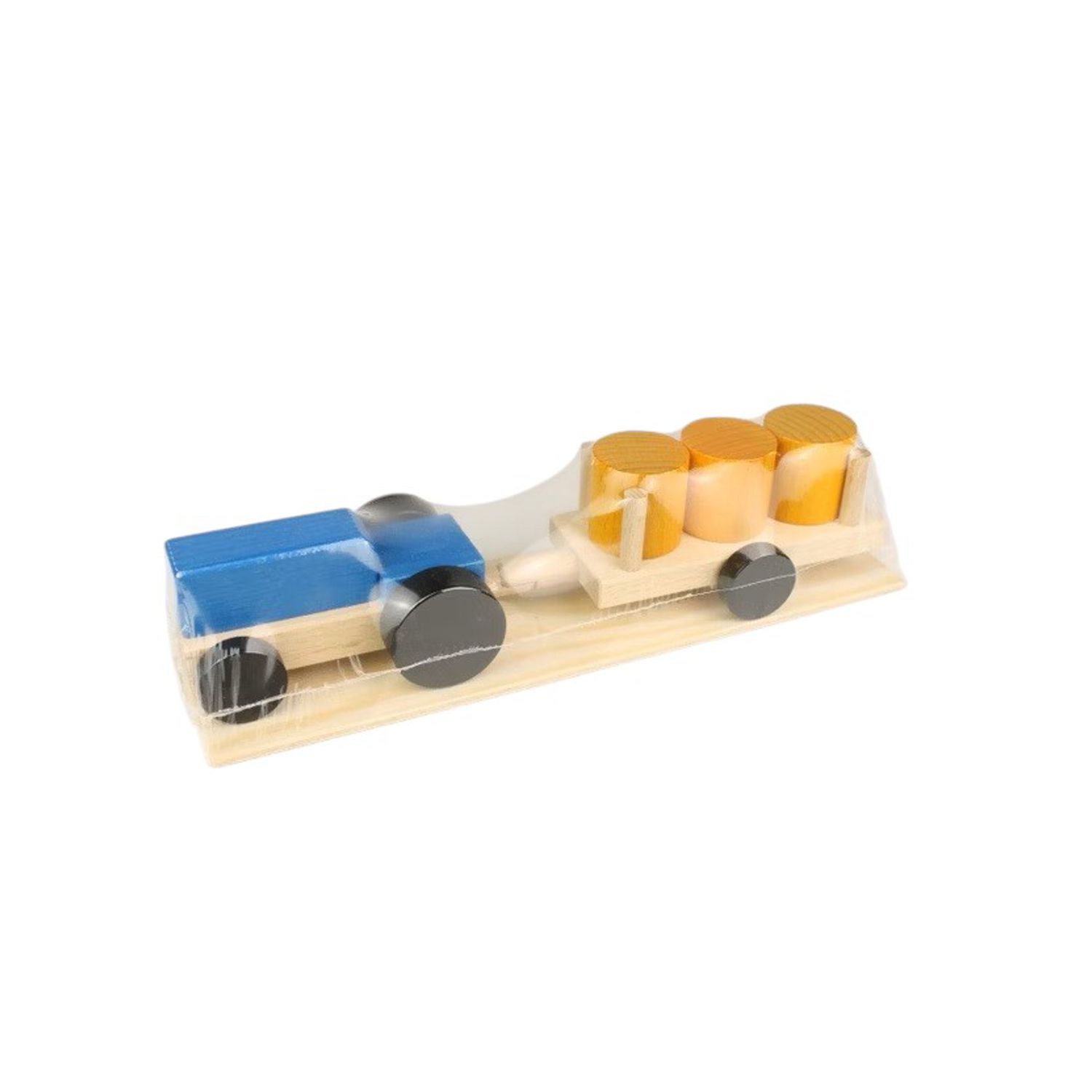 Tractor with Straw Bales – Creative Play with Wood