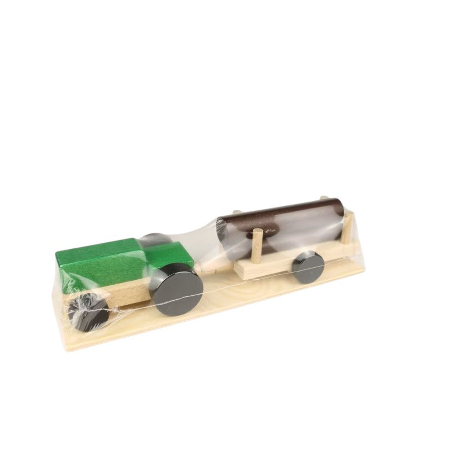 Tractor with Logs – Creative Play with Wood