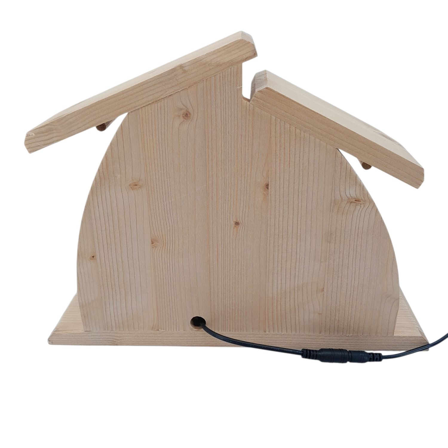 Stall Altea ohne Krippenfiguren Rückenansicht